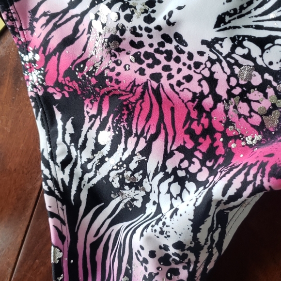 NWT Ruched Metallic Bikini Swimsuit Bottom sz S - Picture 8 of 10